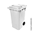 LIXEIRA CONTAINER CONTENTOR 240L C/ RODAS P/ COLETA SELETIVA BRANCA - Imagem 1