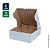 CAIXA DE PAPELÃO PARA TORTA ALTA BRANCA 40X40X13CM – PCT C/ 10UN - Imagem 1