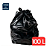 Saco De lixo 100L Preto Padrão 70x80 com 100 unid - Imagem 1