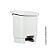 LIXEIRA C/ PEDAL EM PEAD/PP 25L BRANCA - Imagem 1