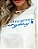 T-shirt Cropped Rebeca Off White Com Azul - Imagem 3