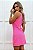 Vestido Maisa Curto Básico Rosa Chiclete Claro - Imagem 5