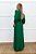 Vestido Longo Fenda Lilian Verde - Imagem 3