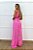 Vestido Longo Cava Entrada Heloisa Rosa - Imagem 3