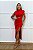 Vestido Midi Fenda Celine Vermelho - Imagem 4