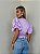 Blusa Cropped Manga Princesa Alícia Lilás - Imagem 4
