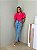 Blusa Cropped Manga Princesa Alícia Rosa - Imagem 2