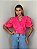 Blusa Cropped Manga Princesa Alícia Rosa - Imagem 5