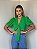 Blusa Amarração Manga Bordada Eva Verde - Imagem 5