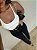 Regata Alcinha Cropped Americana Canelada Off White - Imagem 1
