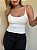 Regata Alcinha Cropped Americana Canelada Off White - Imagem 6