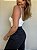Regata Alcinha Cropped Americana Canelada Off White - Imagem 7