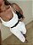 Regata Alcinha Cropped Americana Canelada Off White - Imagem 8