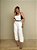 Regata Alcinha Cropped Americana Canelada Off White - Imagem 13