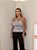 Blusa Tomara Que Caia Peplum Hebe Cinza - Imagem 4