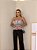 Blusa Tomara Que Caia Peplum Hebe Cinza - Imagem 5