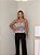 Blusa Tomara Que Caia Peplum Hebe Cinza - Imagem 6