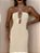 Vestido Maria Tomara Que Caia Midi Bege - Imagem 7