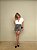 Short Saia Jeans Americano Animal Print - Imagem 3