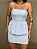 Conjunto Alfaiataria Peplum Esther Azul Bebê - Imagem 4