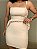 Conjunto Alfaiataria Peplum Esther Bege Areia - Imagem 5