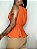 Blusa Peplum Plissada Antônia Laranja - Imagem 5