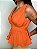 Blusa Peplum Plissada Antônia Laranja - Imagem 7