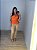 Blusa Peplum Plissada Antônia Laranja - Imagem 4