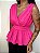 Blusa Peplum Plissada Antônia Rosa - Imagem 1