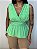 Blusa Peplum Plissada Antônia Verde - Imagem 6