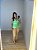 Blusa Peplum Plissada Antônia Verde - Imagem 4