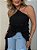 Blusa Plissada Boêmia Preta - Imagem 3