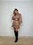 Vestido Curto Boho Boêmia Marrom Claro - Imagem 1