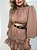 Vestido Curto Boho Boêmia Marrom Claro - Imagem 2