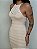 Vestido Midi Tricot Modal Trancoso Bege Claro - Imagem 2