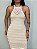 Vestido Midi Tricot Modal Trancoso Bege Claro - Imagem 3