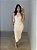Vestido Midi Tricot Modal Trancoso Bege Claro - Imagem 4