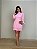 Vestido Curto Boho Boêmia Rosa Bebê - Imagem 1