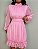 Vestido Curto Boho Boêmia Rosa Bebê - Imagem 4