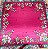 Lenço Cetim Estampado Boêmia Rosa - Imagem 5