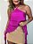 Blusa Plissada Boêmia Rosa Fúcsia - Imagem 2