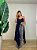 Túnica Boho Babados Chloe Azul Marinho - Imagem 6
