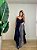 Túnica Boho Babados Chloe Azul Marinho - Imagem 9