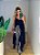 Túnica Boho Babados Chloe Azul Marinho - Imagem 8