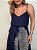 Túnica Boho Babados Chloe Azul Marinho - Imagem 2