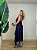 Túnica Boho Babados Chloe Azul Marinho - Imagem 7