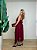 Túnica Boho Babados Chloe Vermelho Vinho - Imagem 7