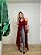 Túnica Boho Babados Chloe Vermelho Vinho - Imagem 6