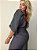 Blusa Cropped Cetim Malu Cinza Chumbo - Imagem 8