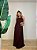 Vestido/Túnica Longo Eloah Marrom - Imagem 3